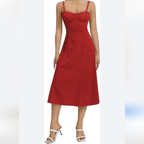 Summer dress, Red ,so pretty 😍 ✨️ 💕 - Picture 2 of 11